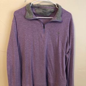 Men’s Purple Polo RL 1/4 Zip - Best Offer